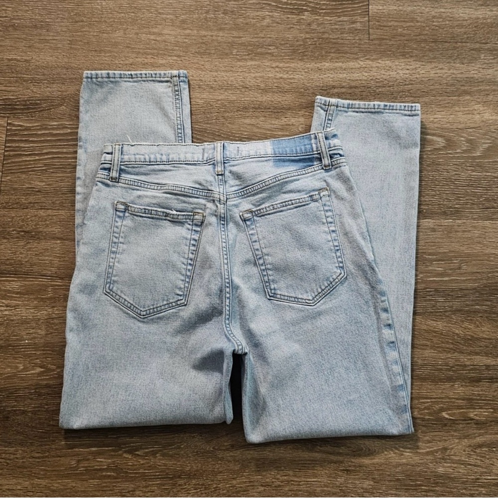 Abercrombie & Fitch The 90/ Slim Straight Ultra High Rise Jeans 31/12 Short - Picture 14 of 15